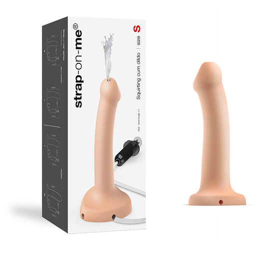 Strap-On-Me Squirting Cum Dildo Vanilla Small (fluid not included)