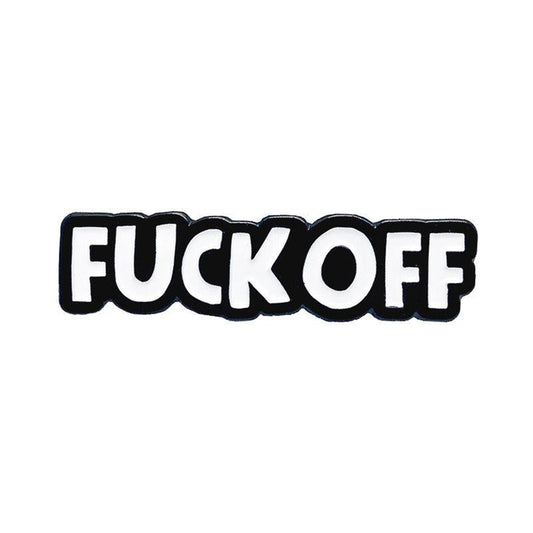 Geeky & Kinky Fuck Off Enamel Pin