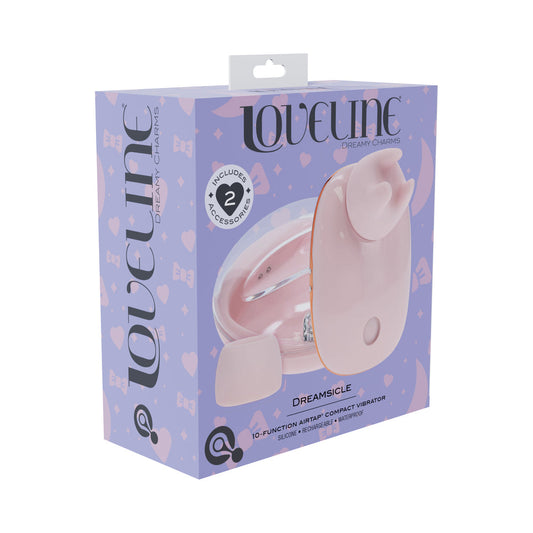 LoveLine Dreamsicle AirTapTech Rechargeable Vibrator Pink
