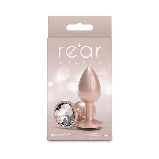 Rear Assets Plug Iridescent Champagne/Clear Small