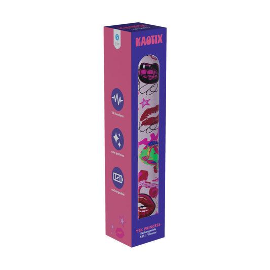 SLI Kaotix Y2K Princess Rechargeable Vibrator Powder Pink