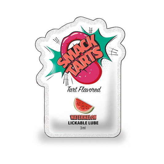 Smack Tarts Lickable Lube Sour Watermelon 3 ml Pouch