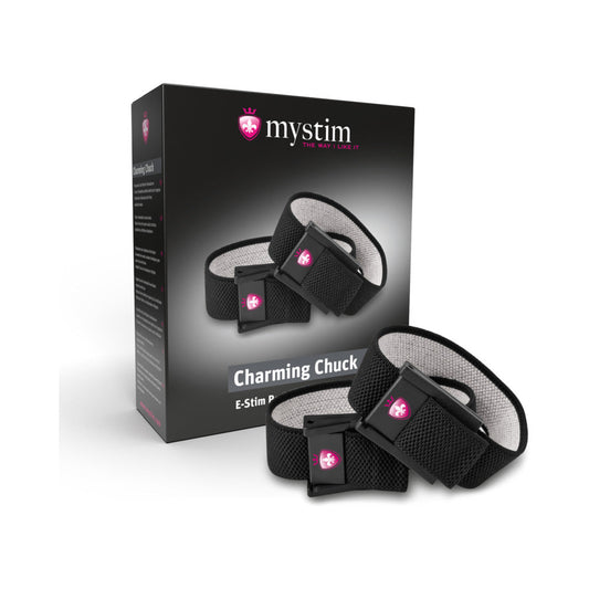 Mystim Charming Chuck 2-Piece Strap Set with 2mm Adapter