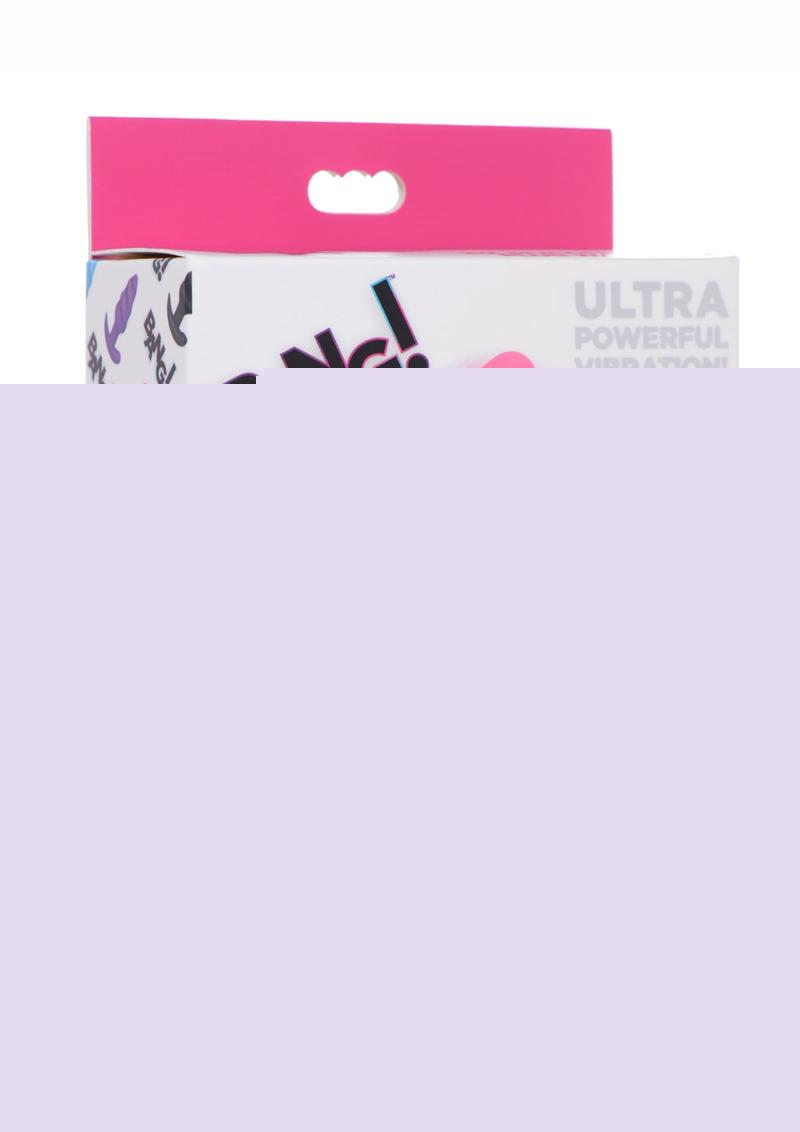 Bang! 21x Vibrating Silicone Rechargeable Swirl Butt Plug with Remote Control - Pink