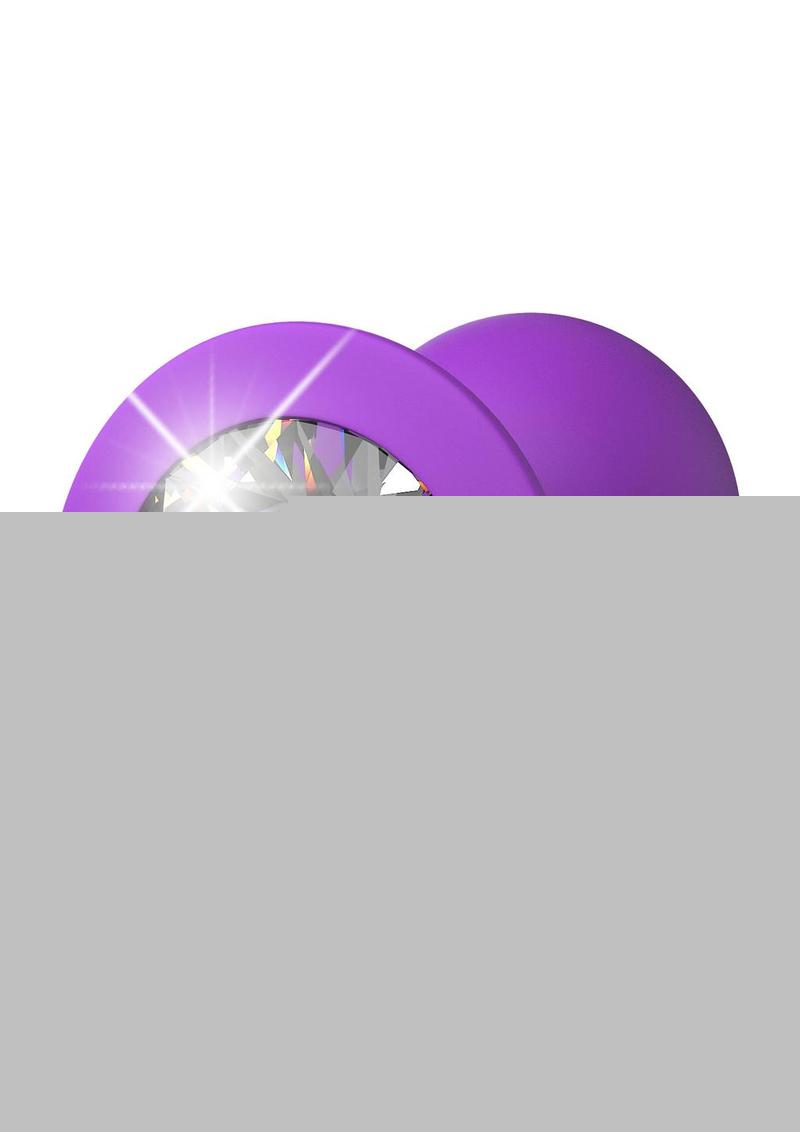 Fantasy For Her Her Little Gem Small Plug Anal Plug Silicone Waterproof - Purple - Small