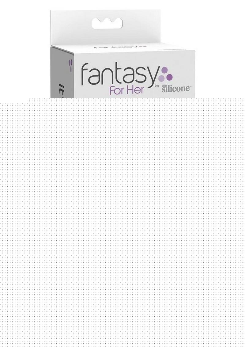 Fantasy For Her Rechargeable Pleasure Pump Kit with Remote Control - Clear/Purple