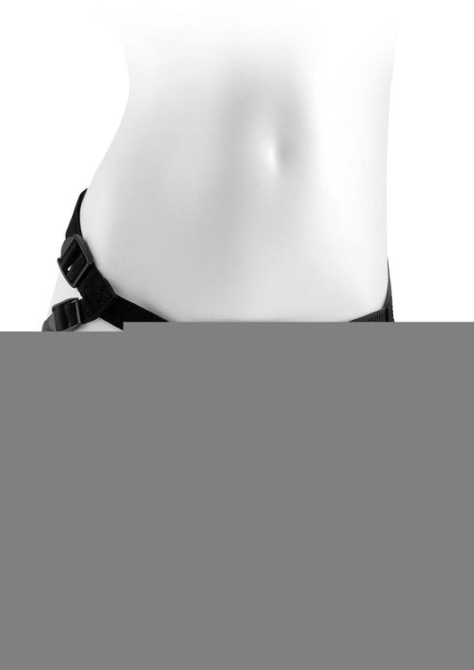 Fetish Fantasy Series Stay-Put Adjustable Harness - Black