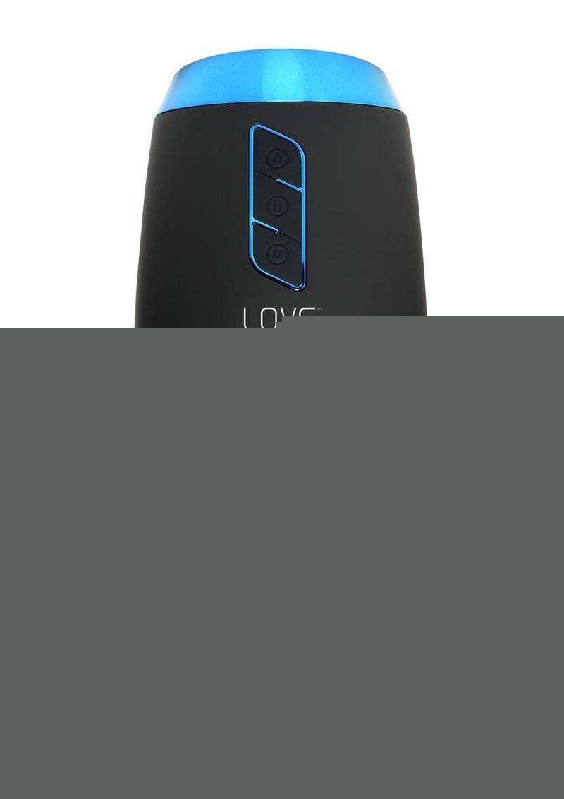Lovebotz The Milker Slider 18x Rechargeable Stroking Masturbator - Black/Clear