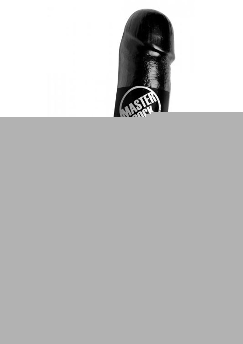 Master Cock The Black Destroyer Huge 17in Dildo - Black