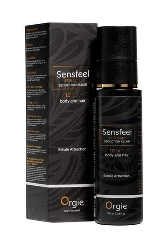 Orgie Sensfeel For Man - Seduction Elixir 10 In 1 For Body and Hair