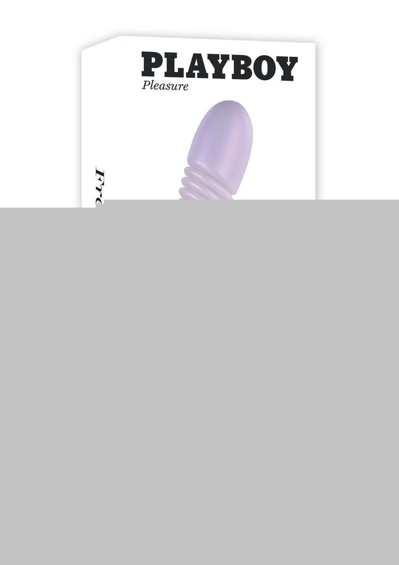 Playboy Bumping Bunny Rechargeable Silicone Rabbit Vibrator - Pink