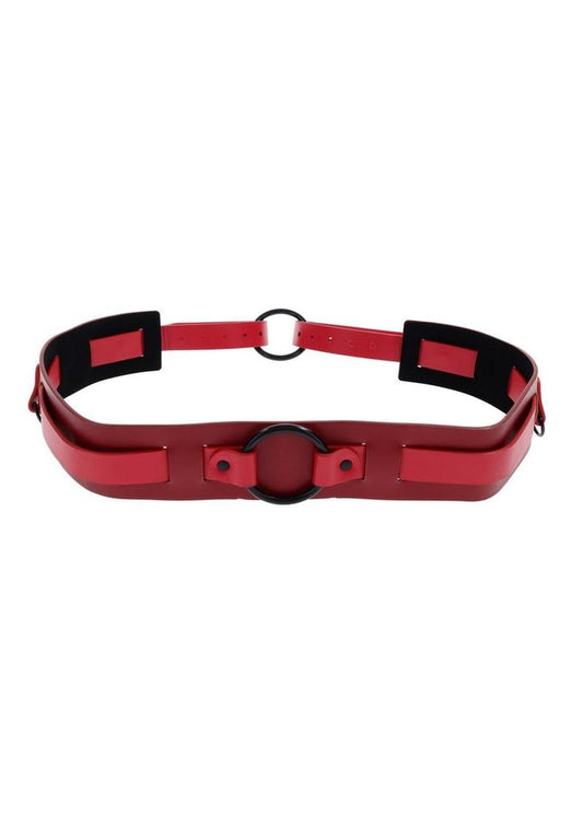 Sex and Mischief Ex's Andamp; Oh's Bound and Belted - Black/Red