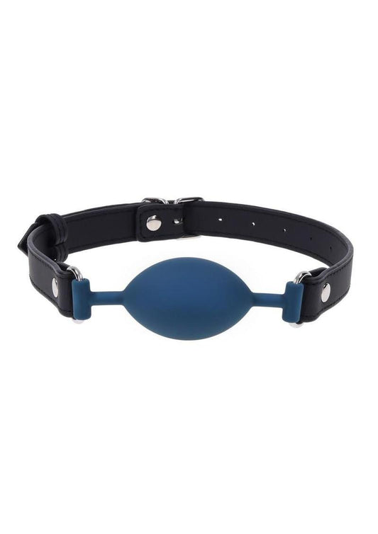 Signature Twilight Tease Oval Gag - Blue/Silver