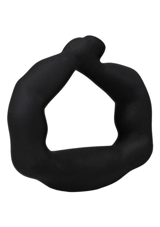 Titanmen Muscle Bound Cock Ring - Black - 32mm
