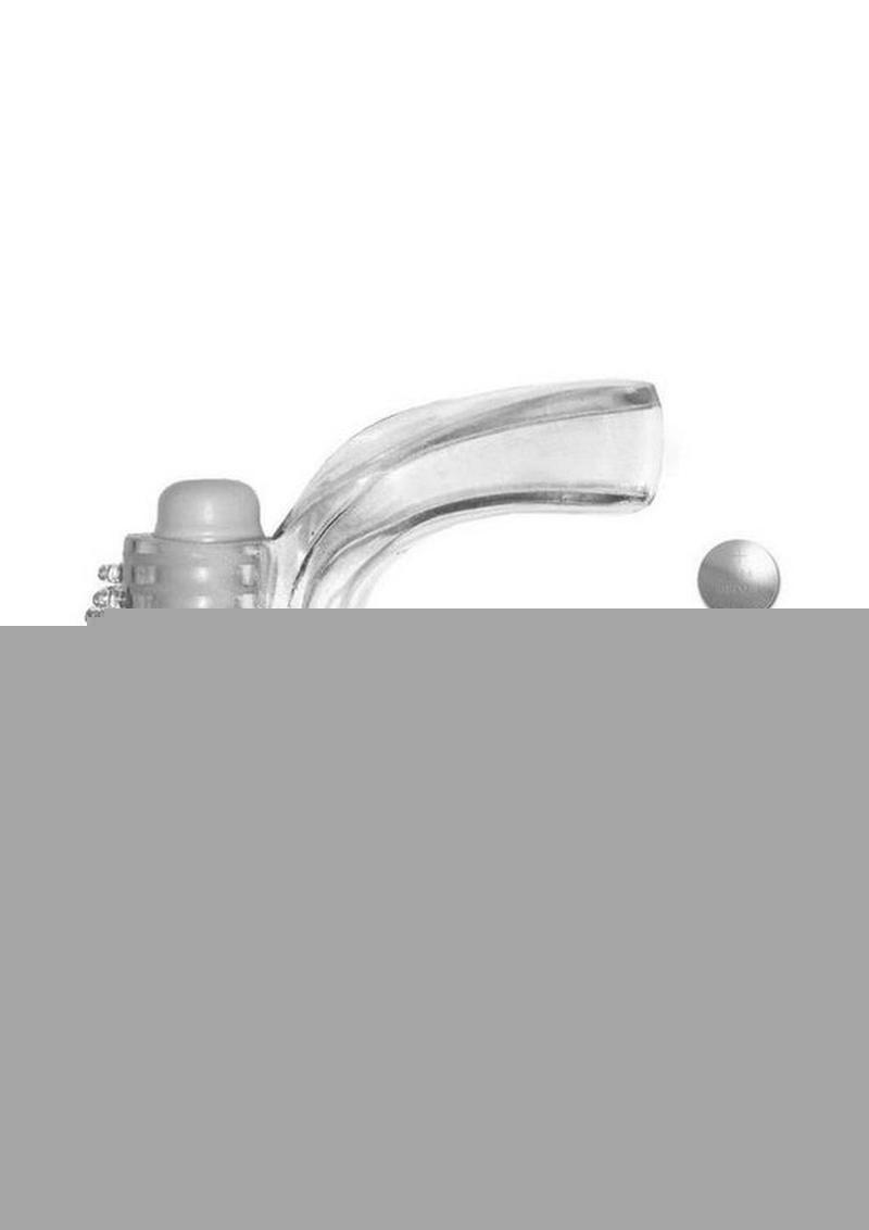 Tongue Star Pleasure Tongue Vibrator - Clear