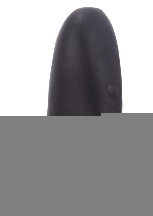 Work It USB Rechargeable Silicone Vibrating C-Ring Waterproof - Black