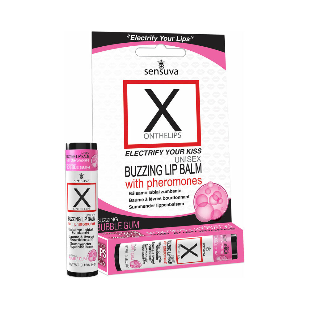 Sensuva X on the Lips Pheromone Lip Balm Bubble Gum