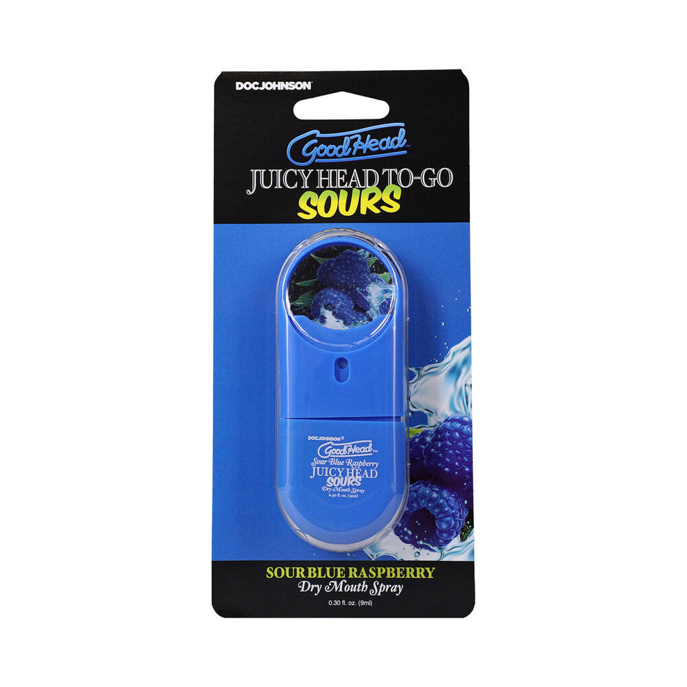 GoodHead Juicy Head Dry Mouth Spray To-Go Sour Blue Raspberry 0.3 oz ...