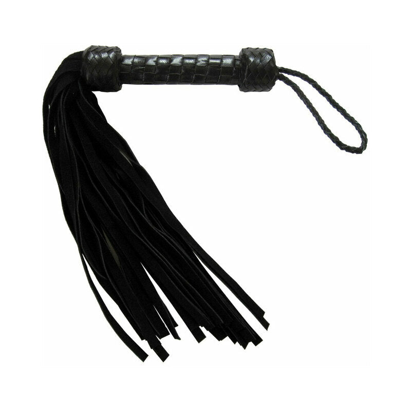 Short Suede Flogger Black