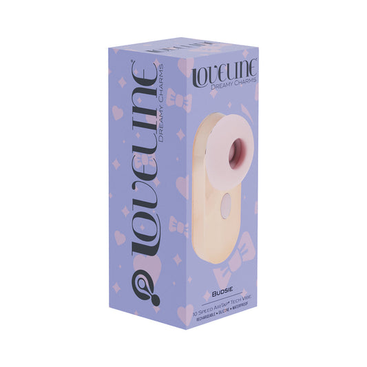 LoveLine Budsie AirTapTech Rechargeable Vibrator Pink