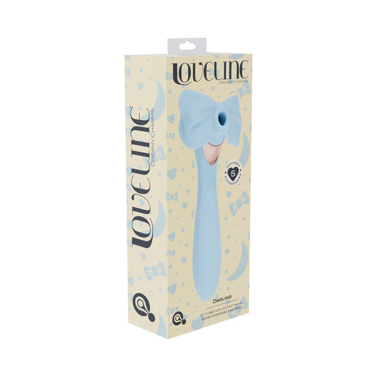 LoveLine Darling AirTapTech Rechargeable Vibrator Blue