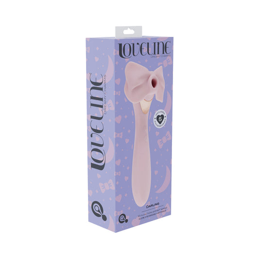 LoveLine Darling AirTapTech Rechargeable Vibrator Pink
