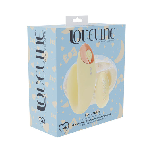 LoveLine Daydream AirTapTech Rechargeable Vibrator Yellow