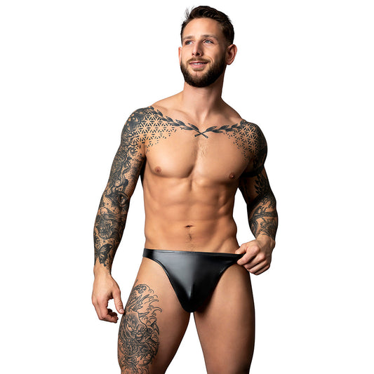 Male Power Liquid Onyx 2.0 Thong Black S/M