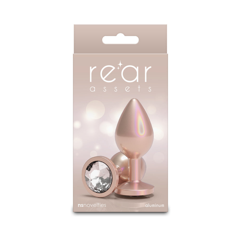 Rear Assets Plug Iridescent Champagne/Clear Medium