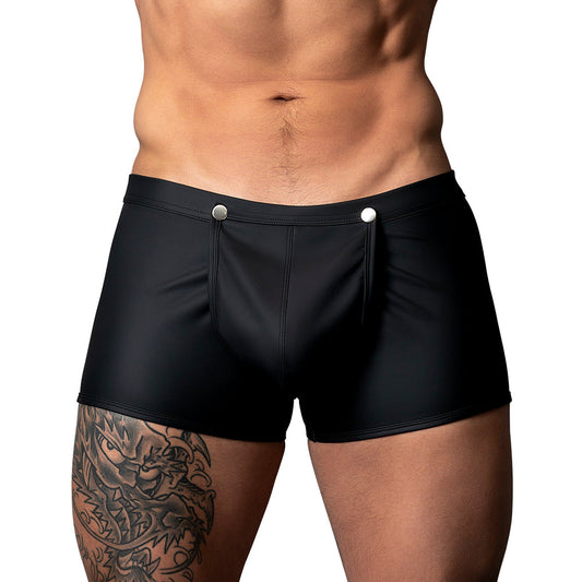 Male Power Oh Snap! Snap Off Short Black M