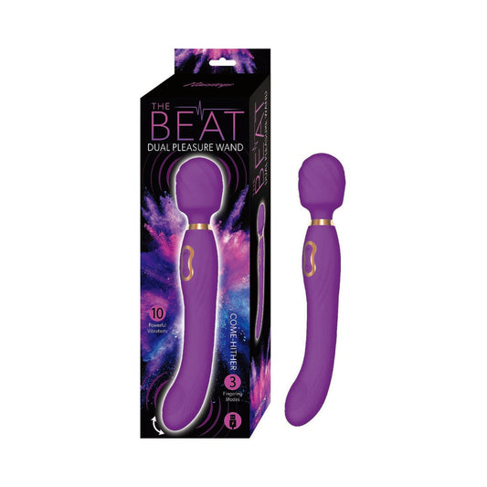 The Beat Dual Pleasure Wand Purple