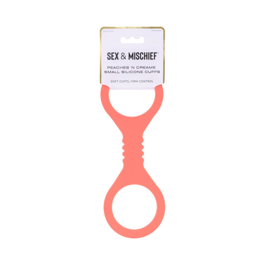 Sportsheets Sex & Mischief Peaches 'n CreaMe Small Silicone Cuffs