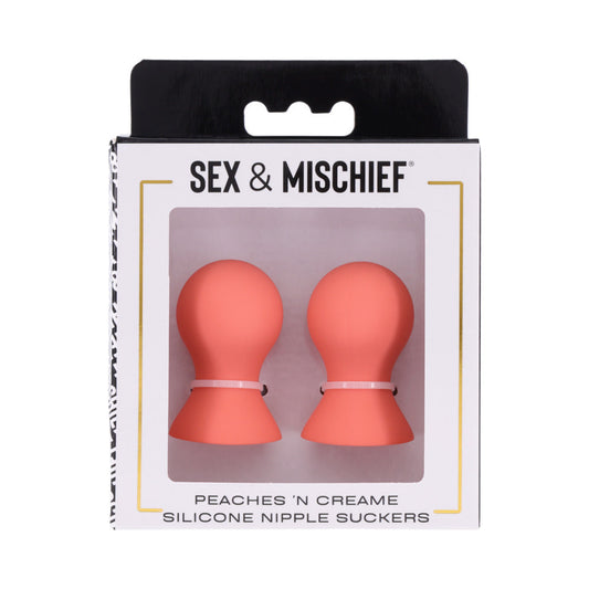Sportsheets Sex & Mischief Peaches 'n CreaMe Silicone Nipple Suckers