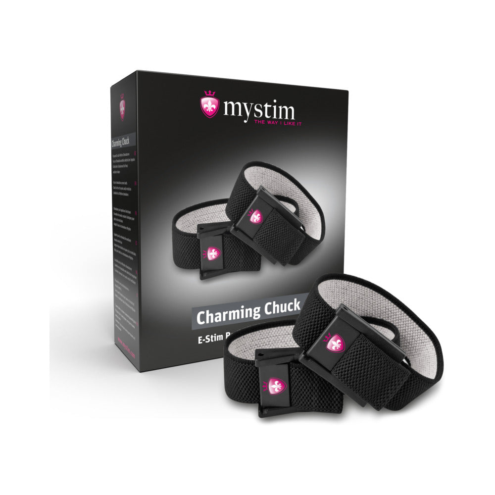 Mystim Charming Chuck 2-Piece Strap Set with 2mm Adapter