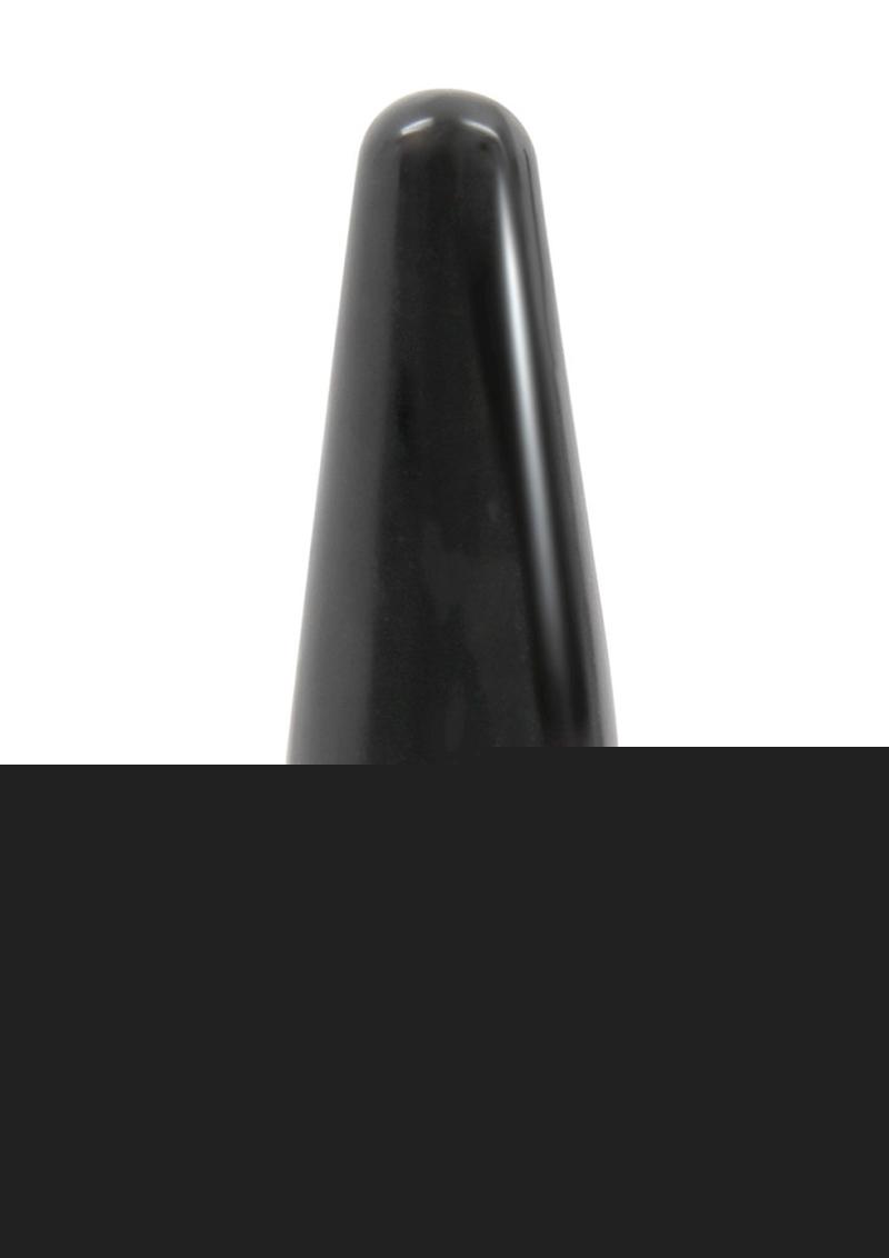 Anal Adventures Basic Anal Plug - Black - Medium