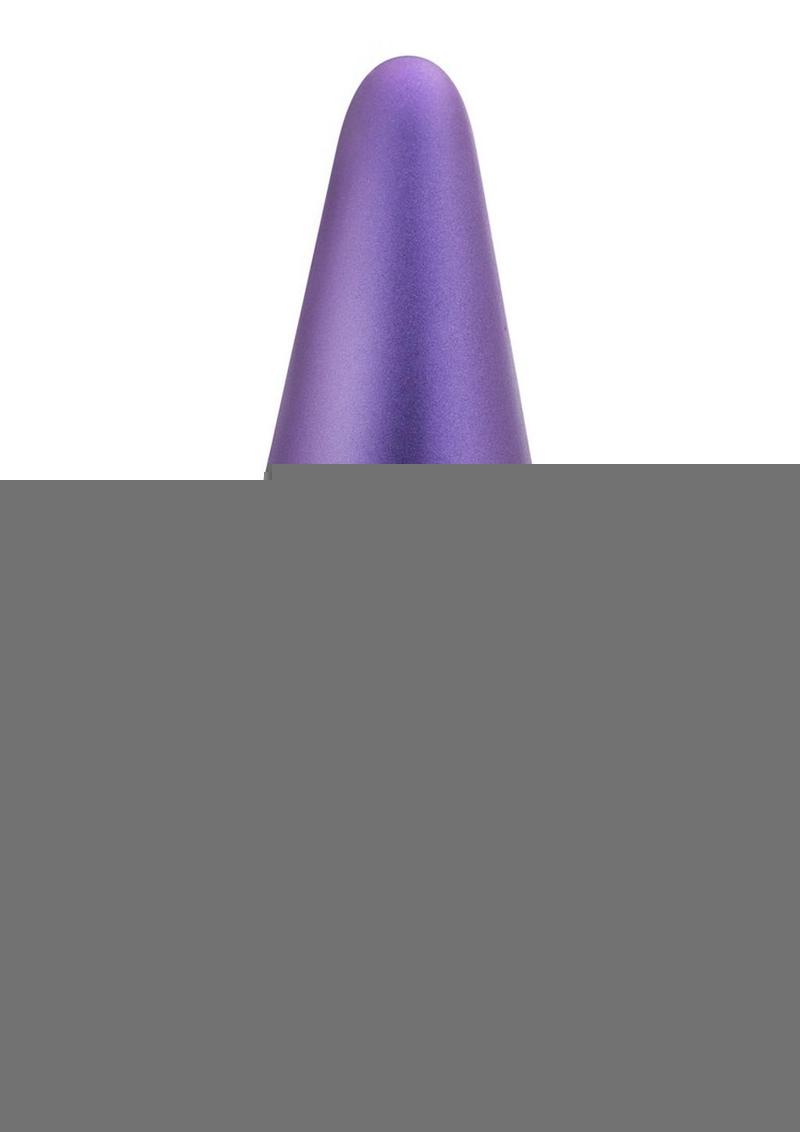 Anal Adventures Matrix Interstellar Plug Rechargeable Silicone Anal Plug - Astro - Purple/Violet
