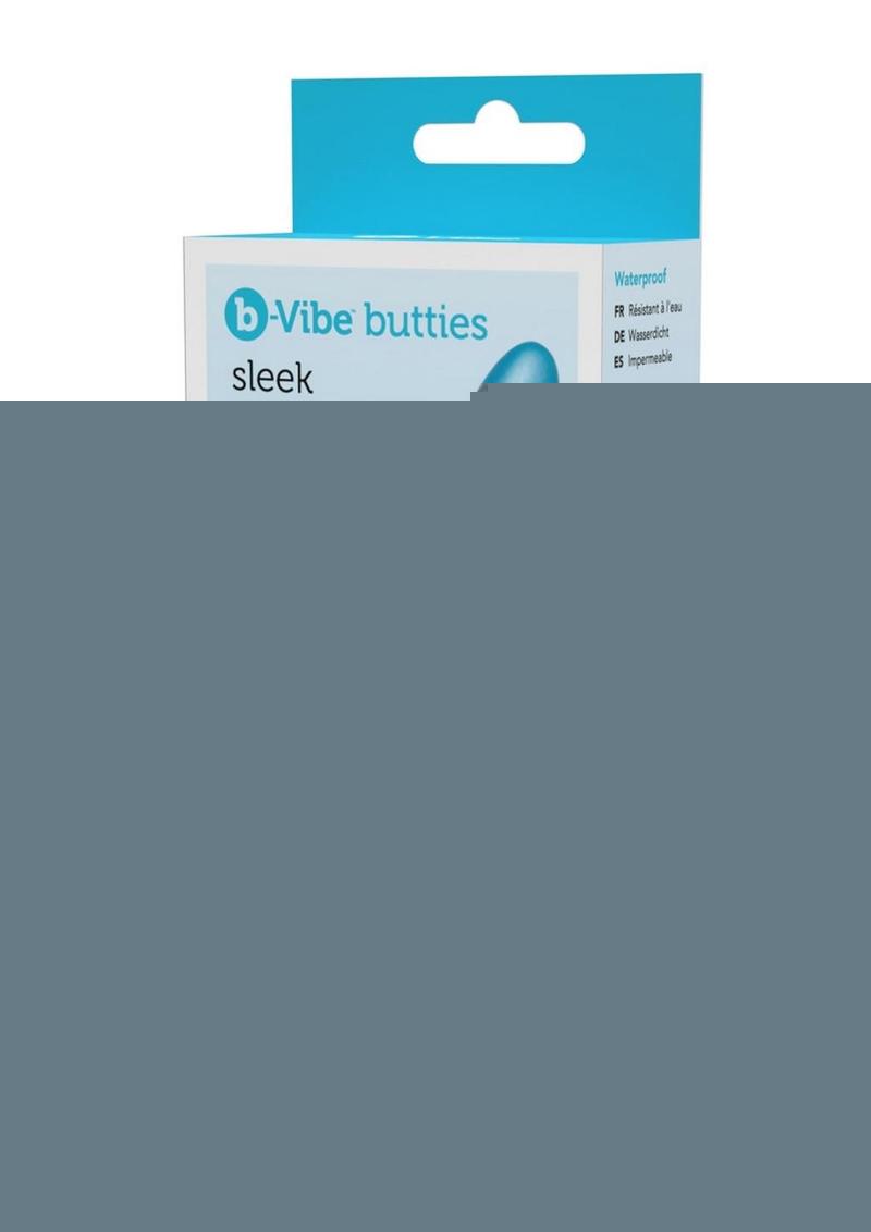 B-Vibe Sleek Silicone Plug - Blue