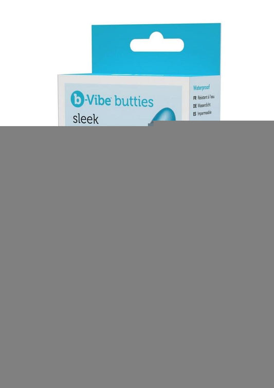 B-Vibe Sleek Silicone Plug - Blue