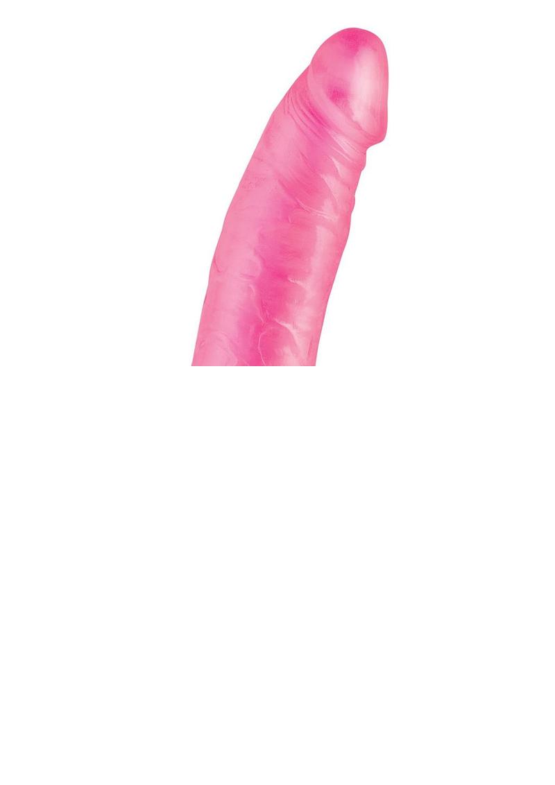 Basix Dong Slim 7 with Suction Cup - Pink - 7in