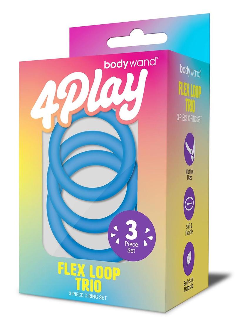 Bodywand 4play Flex Trio - Blue