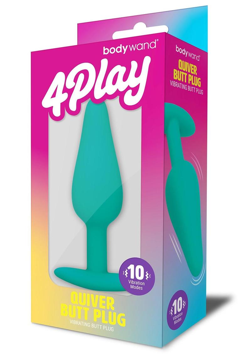 Bodywand 4play Quiver Butt Plug - Green