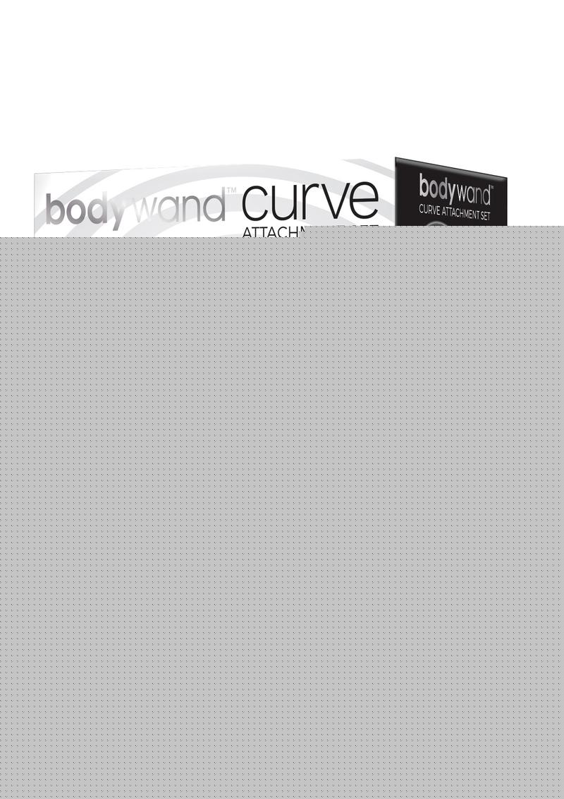 Bodywand Curve Silicone G-Spot and Clitoral Attachment - Black - Set