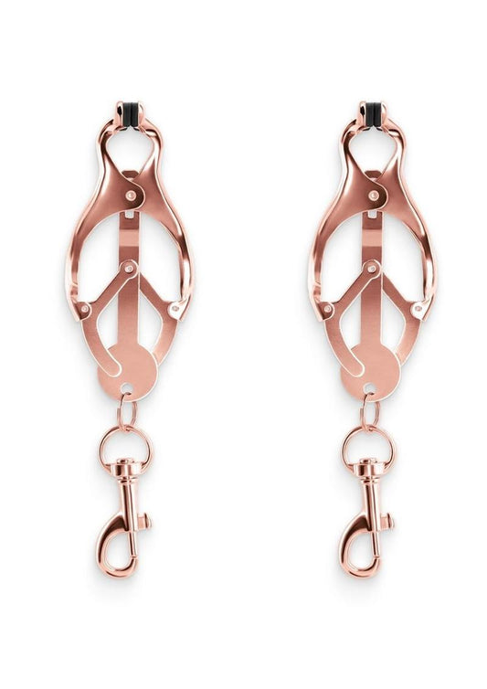 Bound Nipple Clamps C3 - Metal/Rose Gold
