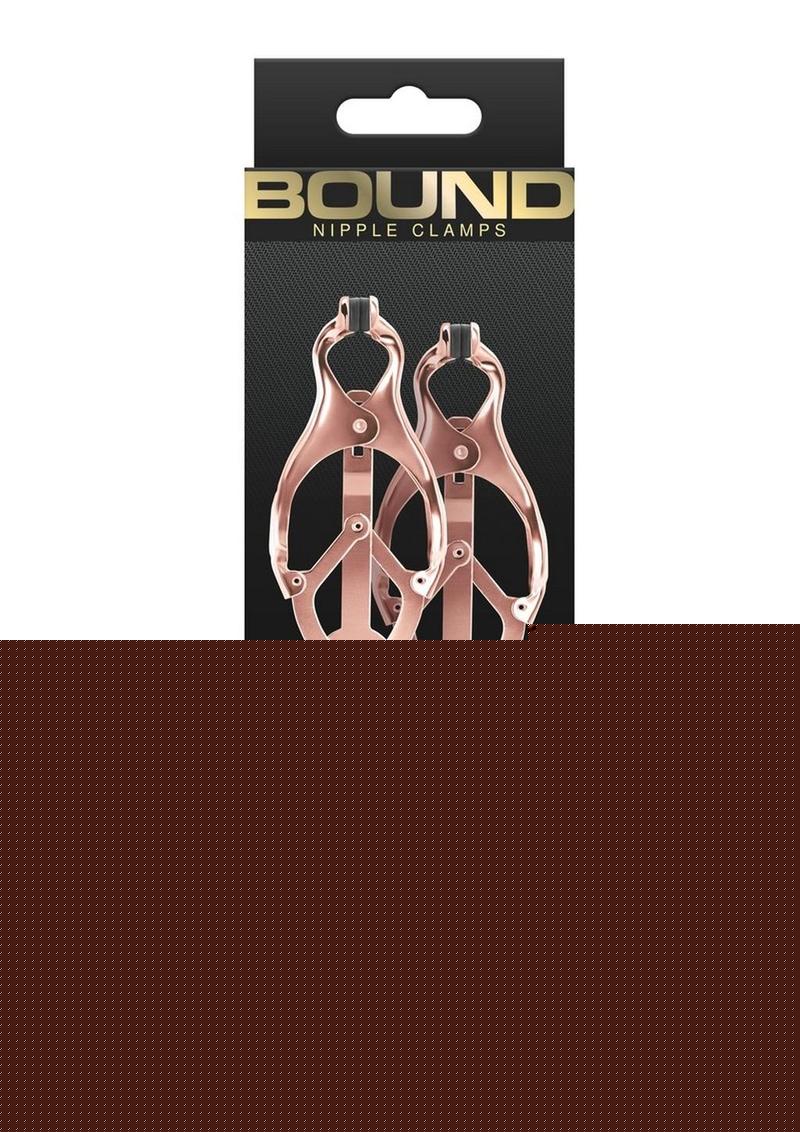 Bound Nipple Clamps C3 - Metal/Rose Gold