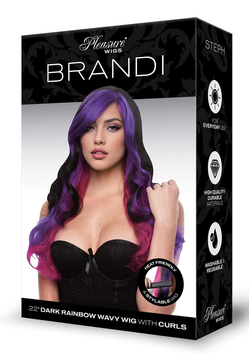 Brandi Wig - Black/Purple