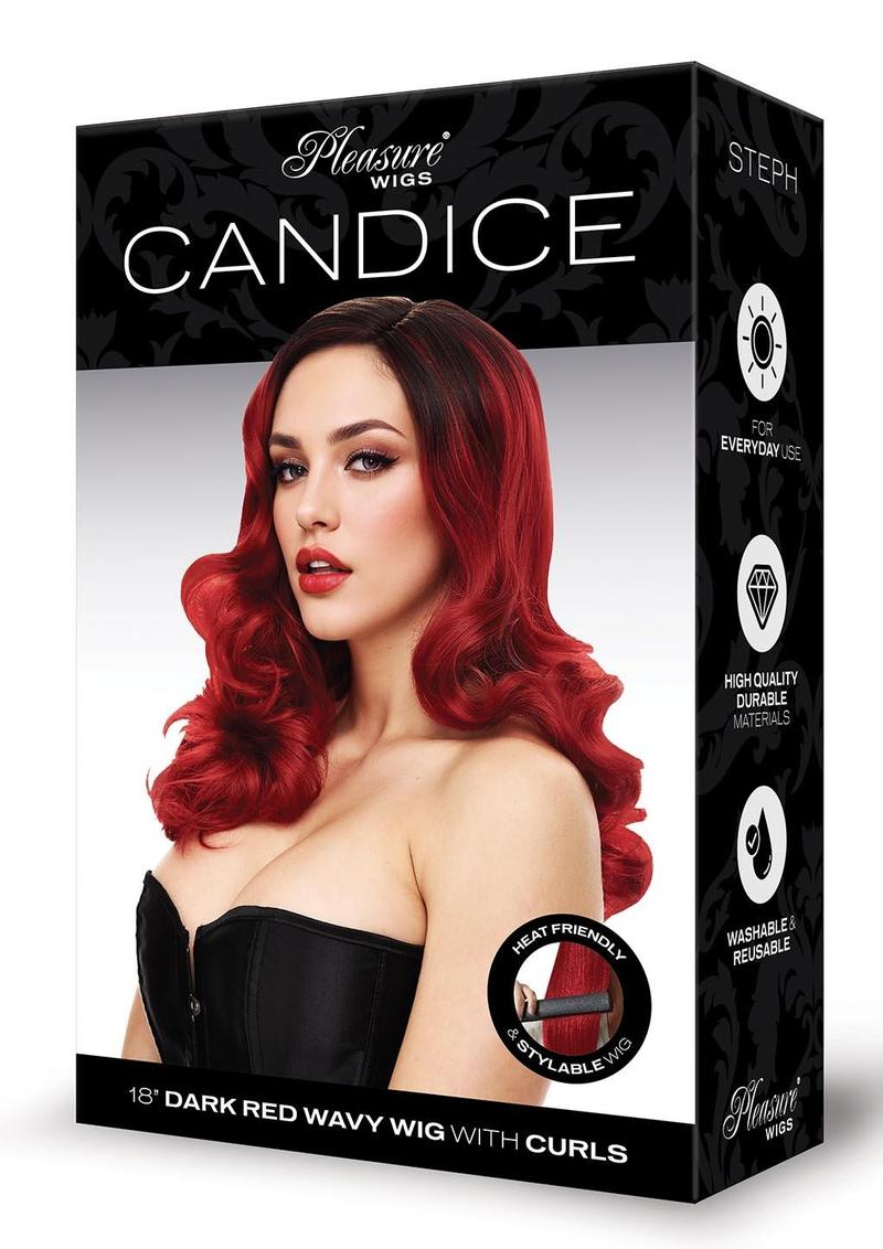 Candice Wig - Black/Red