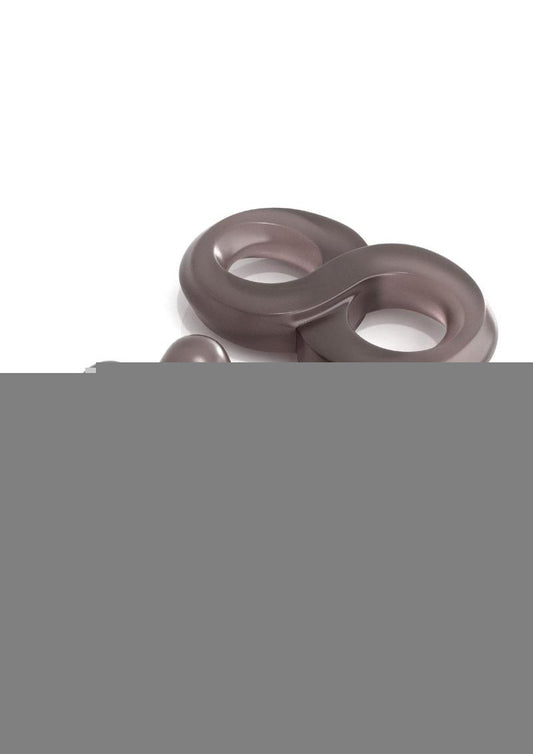 Classix Performance Cock Ring - Smoke - 2 Piece Kit/Set