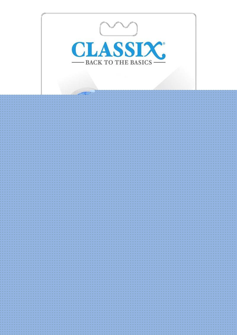 Classix Textured Sleeve and Bullet Vibrator - Blue