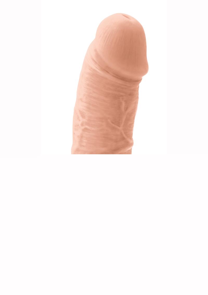 Colours Girth Silicone Dildo - Vanilla - 7in