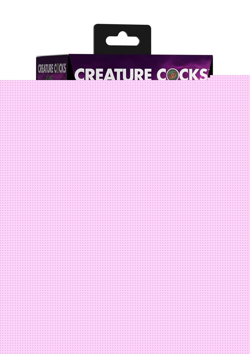 Creature Cocks Tower Of Doom Silicone Dildo - Gray/Grey